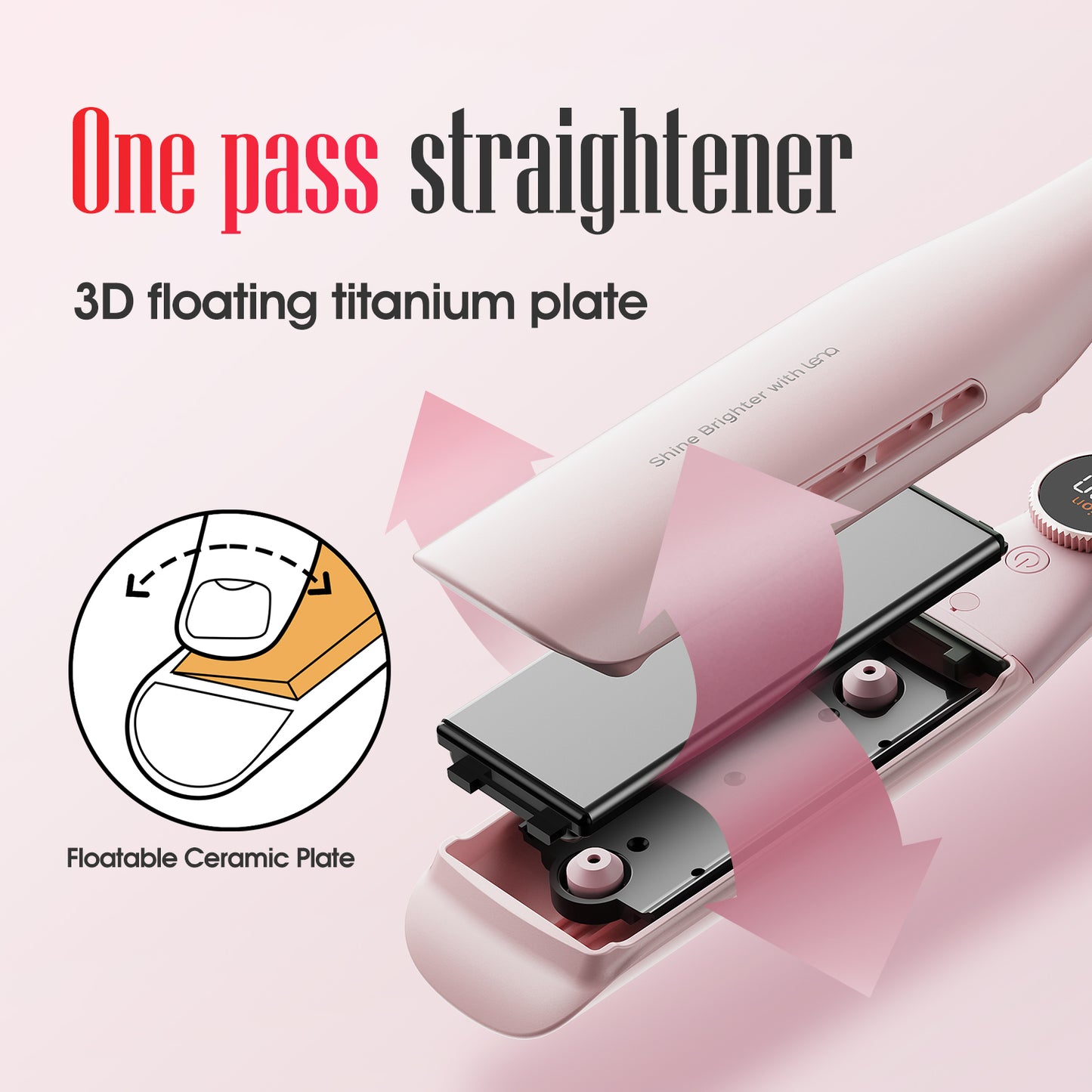 Lena H2S Wide Straightener